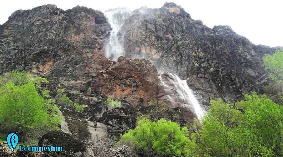 آبشار برنجه شول آباد | شکوهمندی بر قامت کوه های لرستان