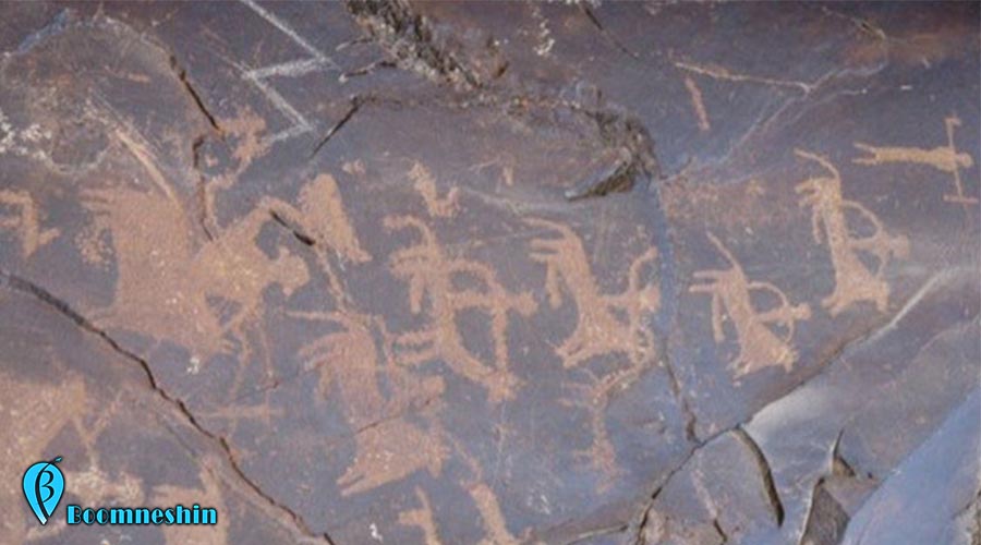 کشف نقوش صخره ای ۵ هزار ساله در استان اصفهان شهر میمه و شاهین شهر
